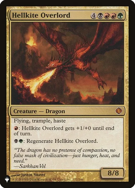 Suzerain escouflenfer, carte Magic PLST ALA-172 — extension The List