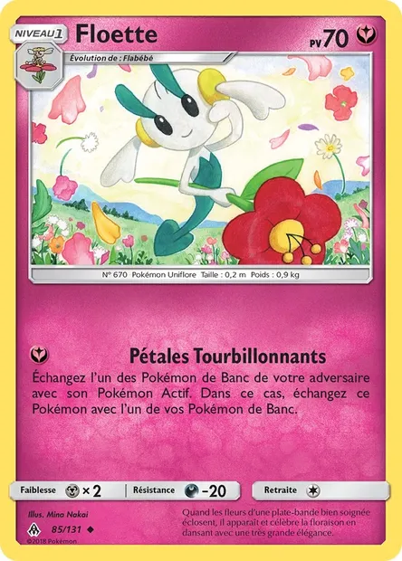 Floette, carte Pokémon FLI 85 — extension Lumière Interdite