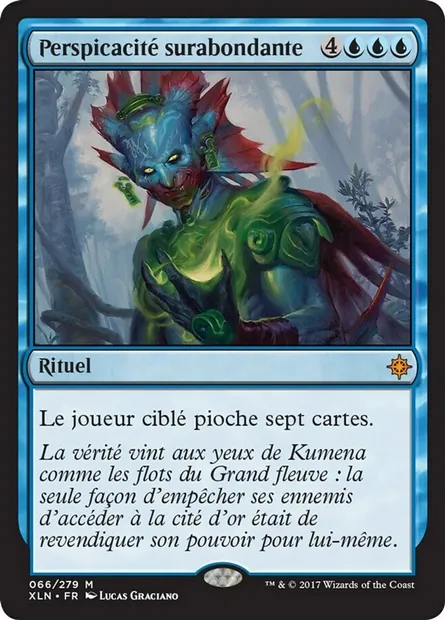 Perspicacité surabondante, carte Magic XLN 66 — extension Ixalan