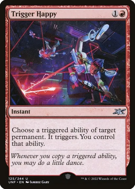 Trigger Happy, Magic card UNF 125 — Unfinity set