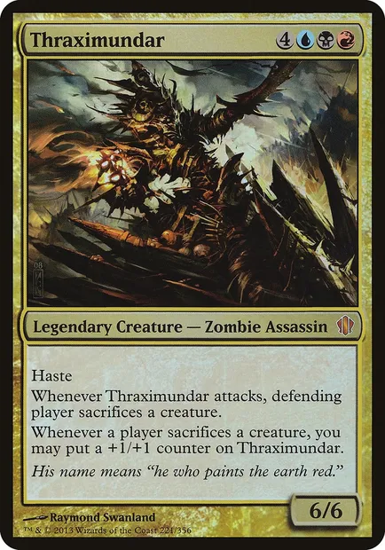 Thraximundar, Magic card OC13 221 — Commander 2013 Oversized set