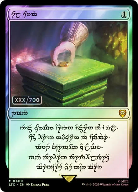 Sol Ring, Magic card LTC 409z — Tales of Middle-earth Commander set