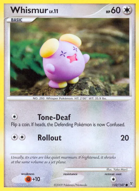 Whismur, Pokémon card SV 132 — Supreme Victors set