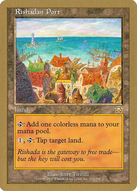 Rishadan Port, Magic card WC00 jf324 — World Championship Decks 2000 set