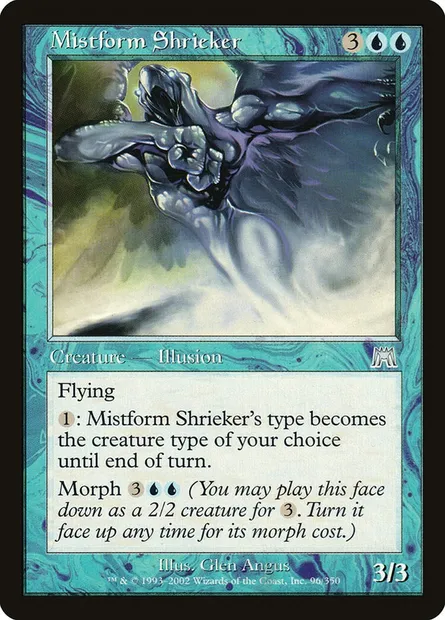 Mistform Shrieker, Magic card ONS 96 — Onslaught set
