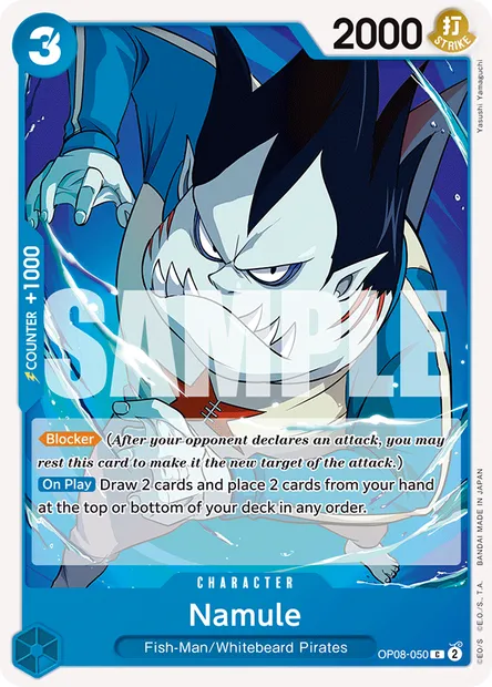 Namule, One Piece card OP08-050 — TWO LEGENDS set