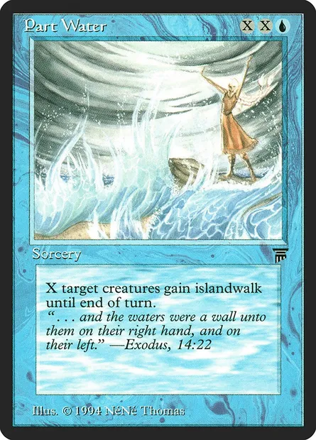 Part Water, Magic card LEG 66 — Legends set