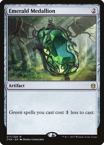 Emerald Medallion, Magic card CMA 217 — Commander Anthology set