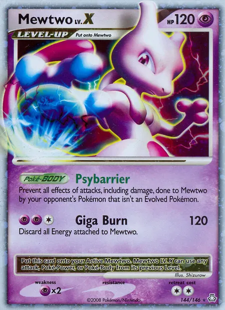 Mewtwo, carte Pokémon LA 144 — extension Éveil des Légendes