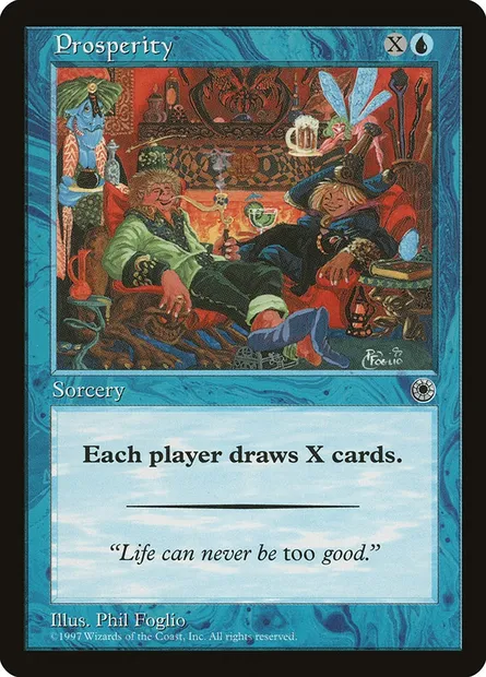 Prospérité, carte Magic POR 66 — extension Portal