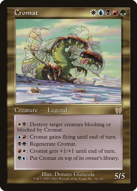 Cromat, Magic card APC 94 — Apocalypse set