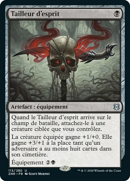 Tailleur d'esprit, carte Magic ZNR 113 — extension Renaissance de Zendikar