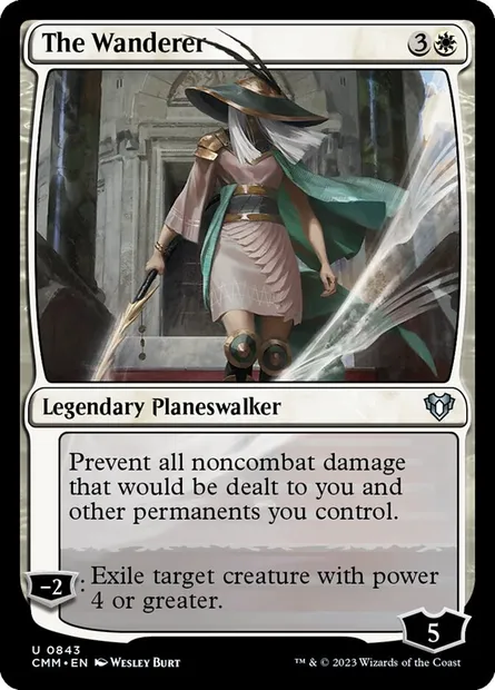 The Wanderer, Magic card CMM 843 — Commander Masters set