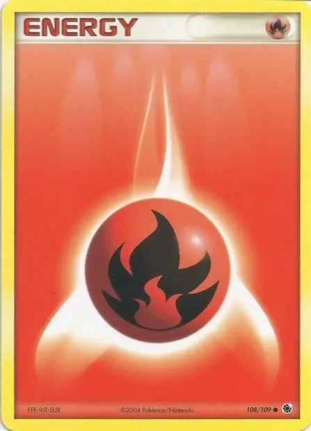 Fire Energy, Pokémon card EXBS 108 — EX Battle Stadium set