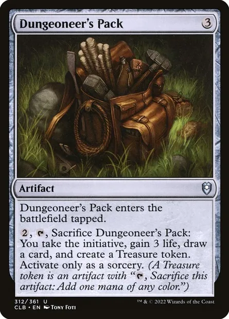 Dungeoneer's Pack, Magic card CLB 312 — Commander Legends: Battle for Baldur's Gate set