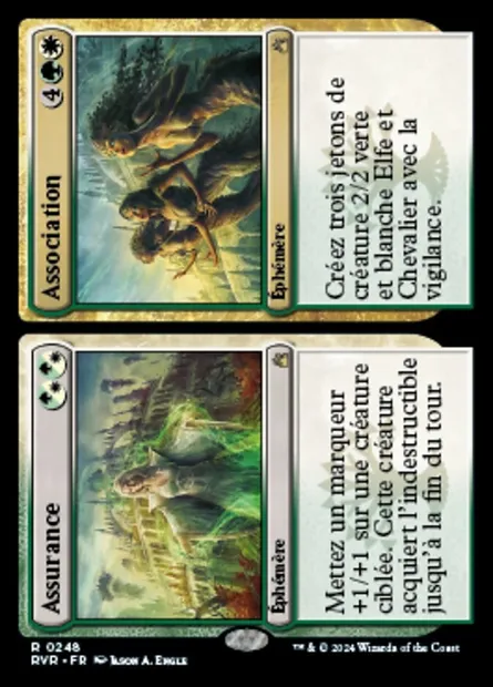 Assurance // Association // Assurance // Association, carte Magic RVR 248 — extension Ravnica Remastered