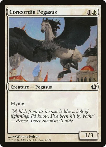 Concordia Pegasus, Magic card RTR 8 — Return to Ravnica set