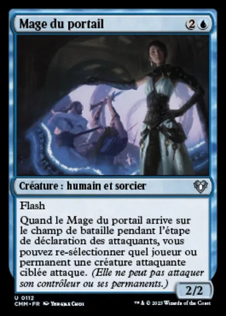 Mage du portail, carte Magic CMM 112 — extension Commander Masters