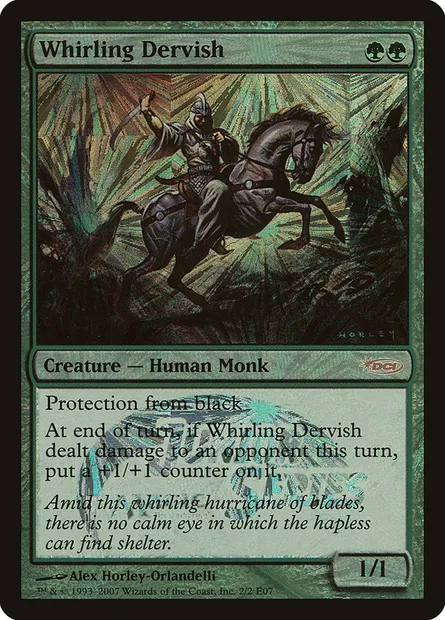 Whirling Dervish, Magic card PJSE 2E07 — Junior Series Europe set