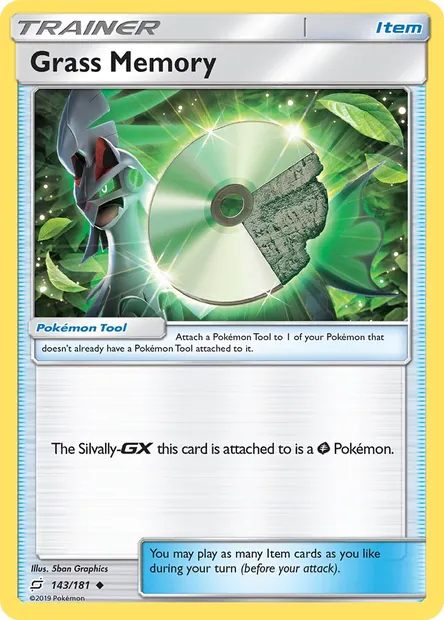 Grass Memory, Pokémon card TEU 143 — Team Up set