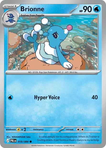 Brionne, Pokémon card PBL 019 — Pitch Black set