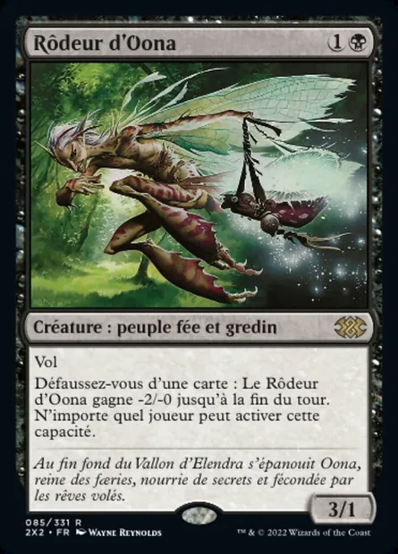 Rôdeur d'Oona, carte Magic 2X2 85 — extension Double Masters 2022