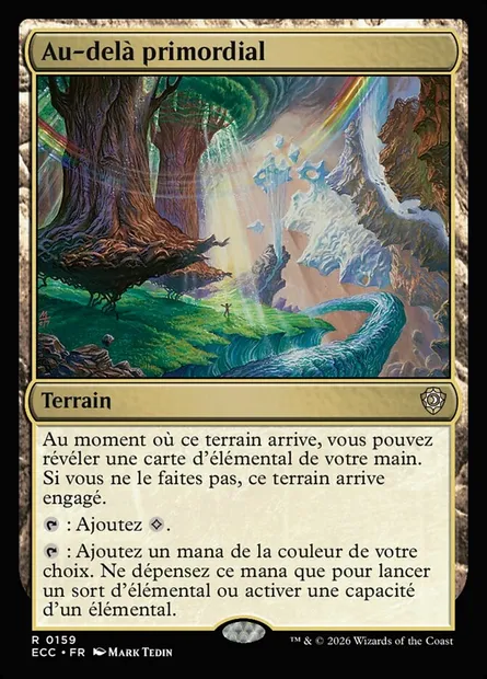 Au-delà primordial, carte Magic ECC 159 — extension Lorwyn Eclipsed Commander