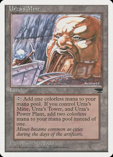 Urza's Mine, Magic card CHR 114a — Chronicles set