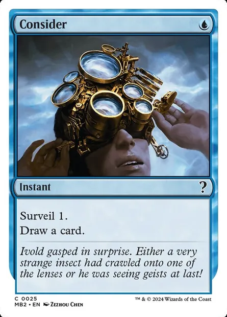 Scruter, carte Magic MB2 25 — extension Mystery Booster 2