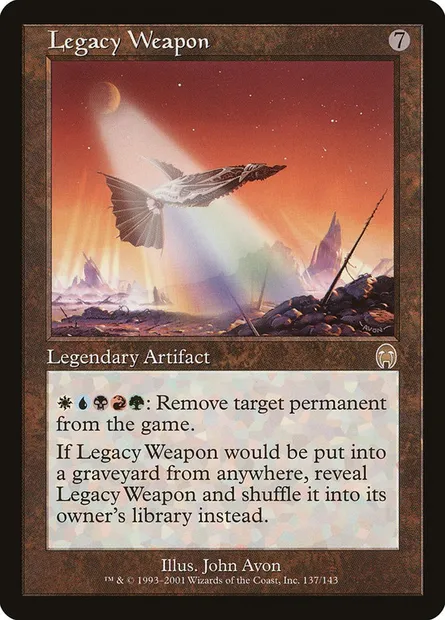 L'Héritage, carte Magic APC 137 — extension Apocalypse