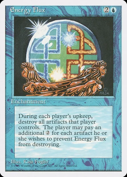 Energy Flux, Magic card 4ED 68 — Fourth Edition set