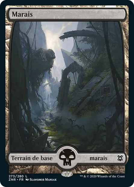 Marais, carte Magic ZNR 273 — extension Renaissance de Zendikar