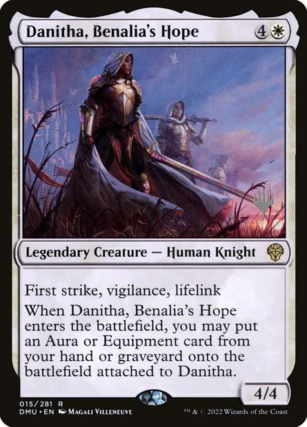 Danitha, Benalia's Hope, Magic card PDMU 15p — Dominaria United Promos set
