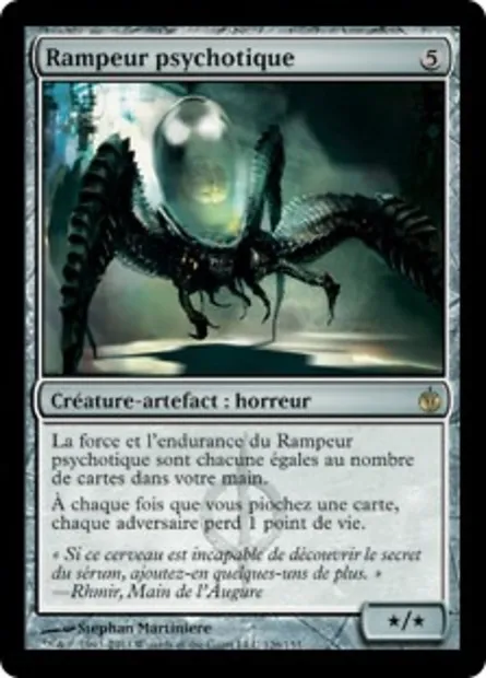 Rampeur psychotique, carte Magic MBS 126 — extension Mirrodin assiégé