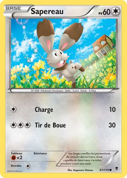 Sapereau, carte Pokémon PHF 87 — extension Vigueur Spectrale