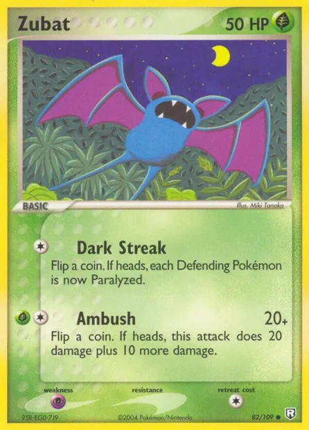 Nosferapti, carte Pokémon TRR 82 — extension Team Rocket Returns