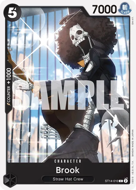 Brook, One Piece card ST14-010 — 3D2Y set