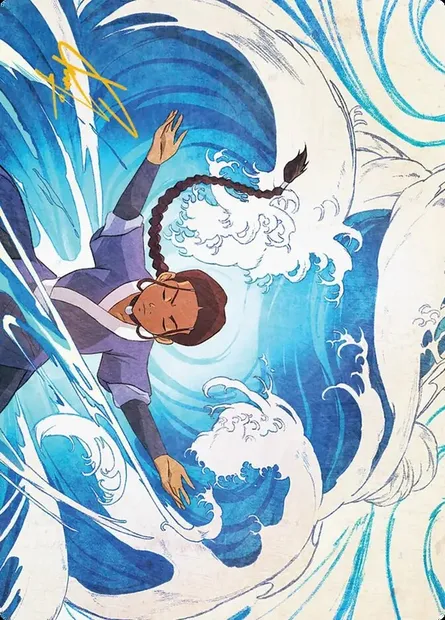 Katara, Water Tribe's Hope // Katara, Water Tribe's Hope, carte Magic ATLA 48 — extension Avatar: the Last Airbender Art Series