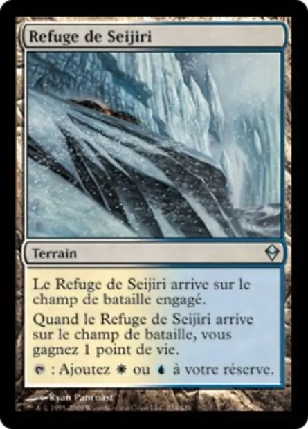 Refuge de Seijiri, carte Magic ZEN 224 — extension Zendikar