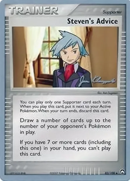 Les conseils de Pierre, carte Pokémon WCD08 083-3 — extension World Championship Decks 2008
