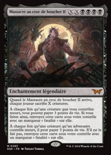 Massacre au croc de boucher II, carte Magic DSK 293 — extension Duskmourn: House of Horror