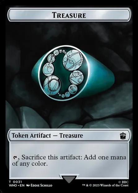 Treasure, carte Magic TWHO 31 — extension Doctor Who Tokens