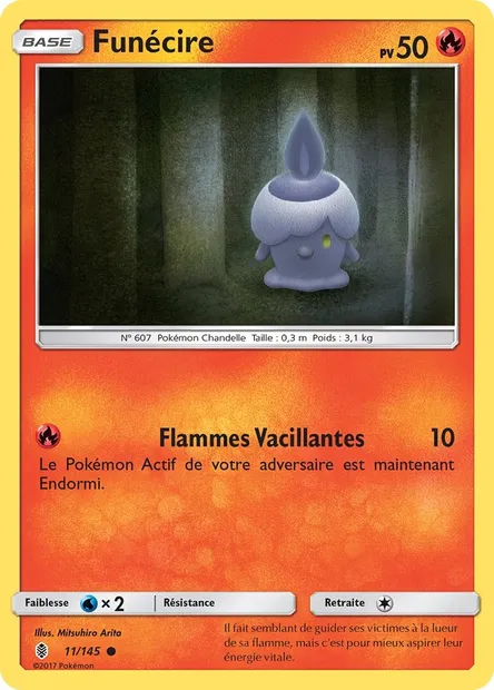 Funécire, carte Pokémon GRI 11 — extension Gardiens Ascendants