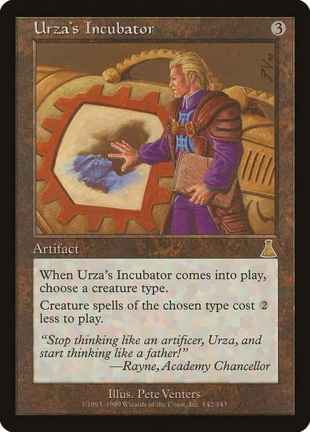 Urza's Incubator, Magic card UDS 142 — Urza's Destiny set