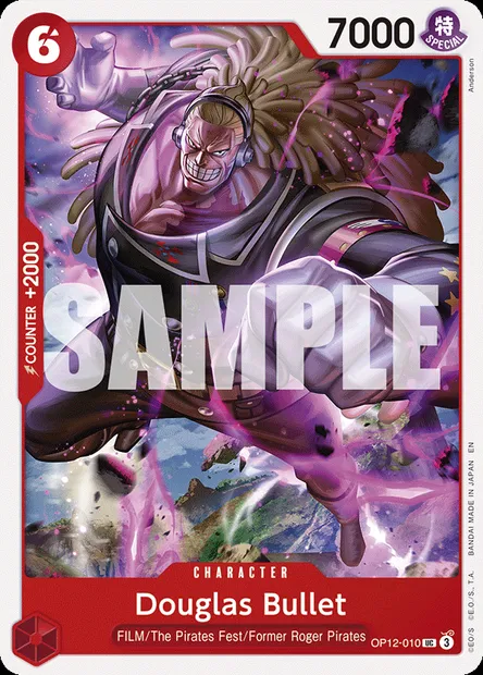 Douglas Bullet, One Piece card OP12-010 — LEGACY OF THE MASTER set