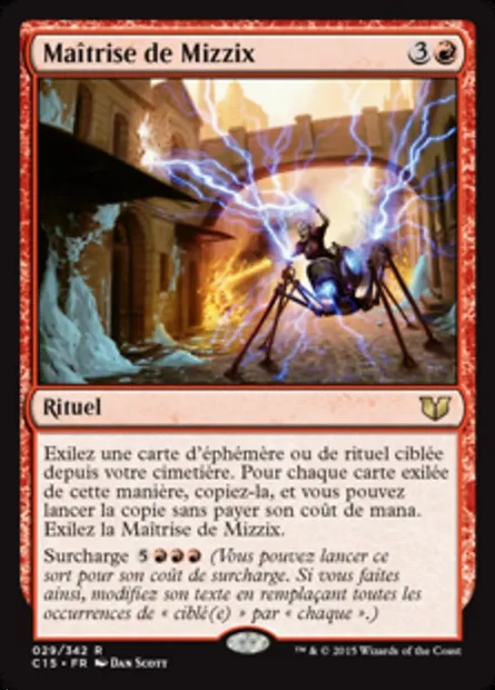 Maîtrise de Mizzix, carte Magic C15 29 — extension Commander 2015