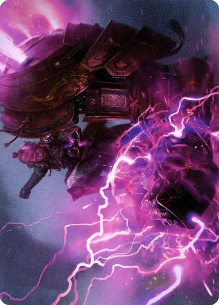 Voltage Surge // Voltage Surge, carte Magic ANEO 15 — extension Neon Dynasty Art Series
