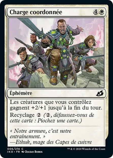 Charge coordonnée, carte Magic IKO 6 — extension Ikoria: Lair of Behemoths