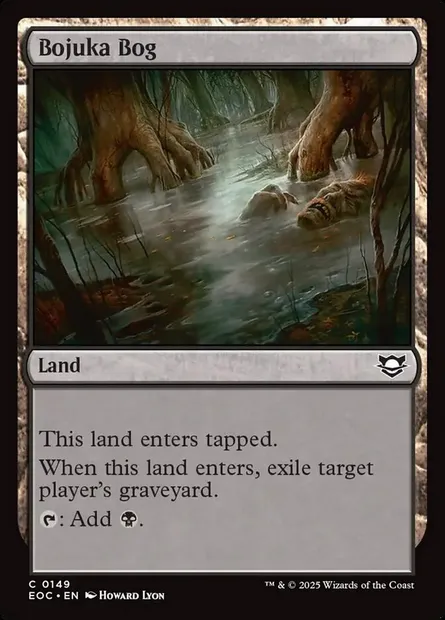 Bojuka Bog, Magic card EOC 149 — Edge of Eternities Commander set