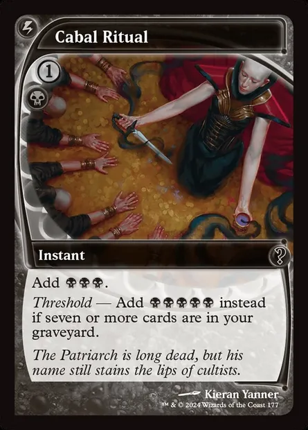 Cabal Ritual, Magic card MB2 177 — Mystery Booster 2 set